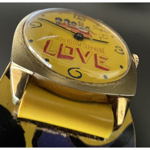 The Beatles Yellow Submarine "Love" Watch By Sheffield 1968 Extremely RARE - Picture 7 of 13